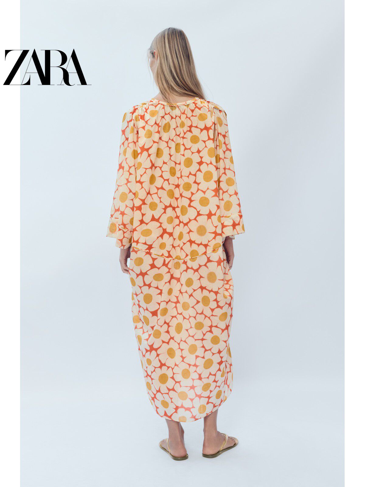 Sandálias rasteiras femininas ZARA, edição limitada para o verão de 2026, código 5518710 126