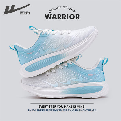 Warrior 2026 Novos Singles Femininos de Sola Grossa com Blocos de Cor, Sapatos Casuais de Design Estético Elevado, Ténis Versáteis Modernos e Versáteis