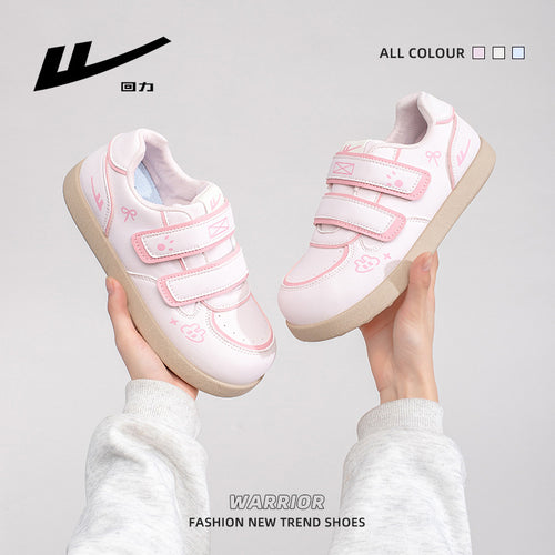 Sapatos de treino Warrior Velcro Virgo para mulheres, sapatos casuais casuais planos e fofos, sapatos preguiçosos estilo bloco de cor feminino