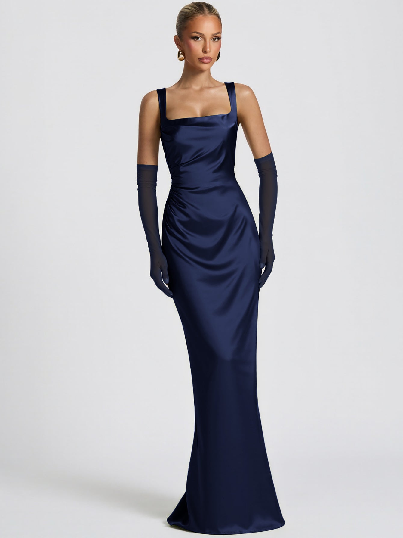Vestido camisola feminina, de moda ultrafronteiriça e sexy de estilo socialite sexy, elegante e à venda