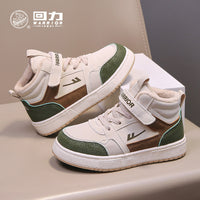 Ténis infantis Warrior com blocos de cor e bloco de cor, ténis desportivos infantis, novos sapatos casuais de moda de inverno para rapazes e raparigas