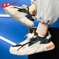 Warrior Korean Sapatos Masculinos Modernos e Fixes, Sapatos Casuais Casuais Retro com Sola Macia, Sapatos Desportivos de Rede com Atacadores, Sapatos de Pai para o Trajeto Diário