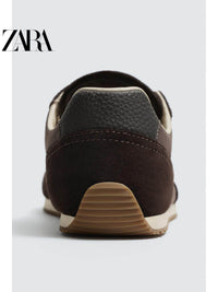 ZARA 2026 Primavera/Verão Novos Sapatos Masculinos BAREFOOT Tênis Leves e Confortáveis 2394720 700