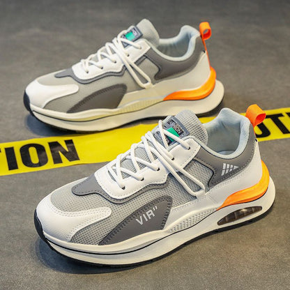 Sapatilhas de primavera para homem: novas sapatilhas desportivas casuais respiráveis e versáteis da Agan's, sapatilhas de corrida em malha para homem, sapatilhas da moda para homens Dad