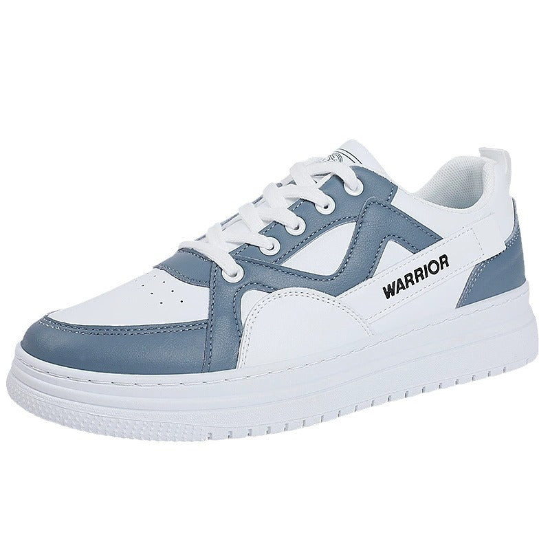Warrior casual e versáteis sapatilhas de sola grossa com sentido de design, sapatos baixos e de alto valor, sapatos desportivos masculinos de moda outdoor