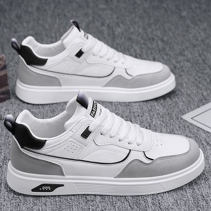 Sapatos masculinos de trabalho, novos sapatos de tábua respiráveis para a primavera de 2024, sapatos casuais versáteis e modernos para homem, ténis desportivos, sapatos modernos para homem