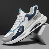 Sapatilhas Masculinas 2025 Outono Novos Sapatos Desportivos Casuais Calças Modernas, Versáteis Em Pele Respirável Moda Outdoor