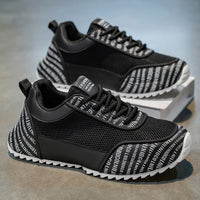 Sapatos de Homem: 2025 Primavera/Verão Novo Moderno Confortável, Grosso, Baixo, Versátil, Resistente ao Desgaste, Com Sola Suave em Malha Antiderrapante, Calçado Desportivo Casual
