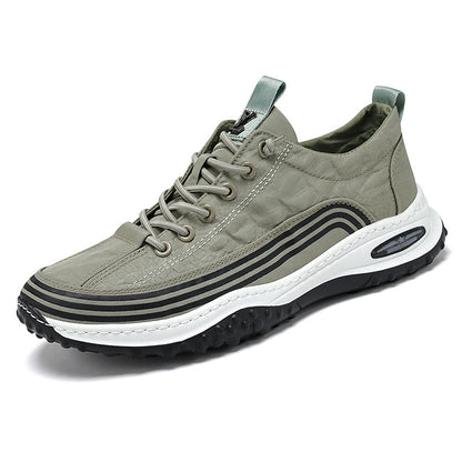 Sapatos masculinos respiráveis de verão, sapatos de seda de gelo para proteção ao trabalho masculino, sapatos de tecido de trabalho, sapatos desportivos casuais e na moda