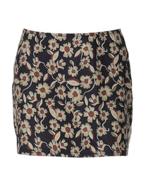 Saia de moda ultra-fronteiriça bestseller da Amazon, com estampado floral, slim set, justo, cintura alta, cintura alta, nova saia versátil para mulheres
