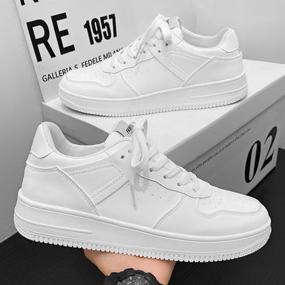 Novos sapatos casuais casuais de cor trigo para o verão, respiráveis, quentes, robustos, de sola grossa, versáteis, ténis desportivos em tendência para aumentar a altura