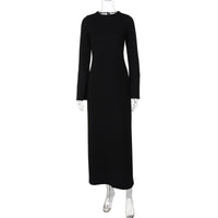 Vestido de moda elegante elegante e justa, elegante de fita para mulheres ao estilo europeu e americano ao estilo europeu e americano