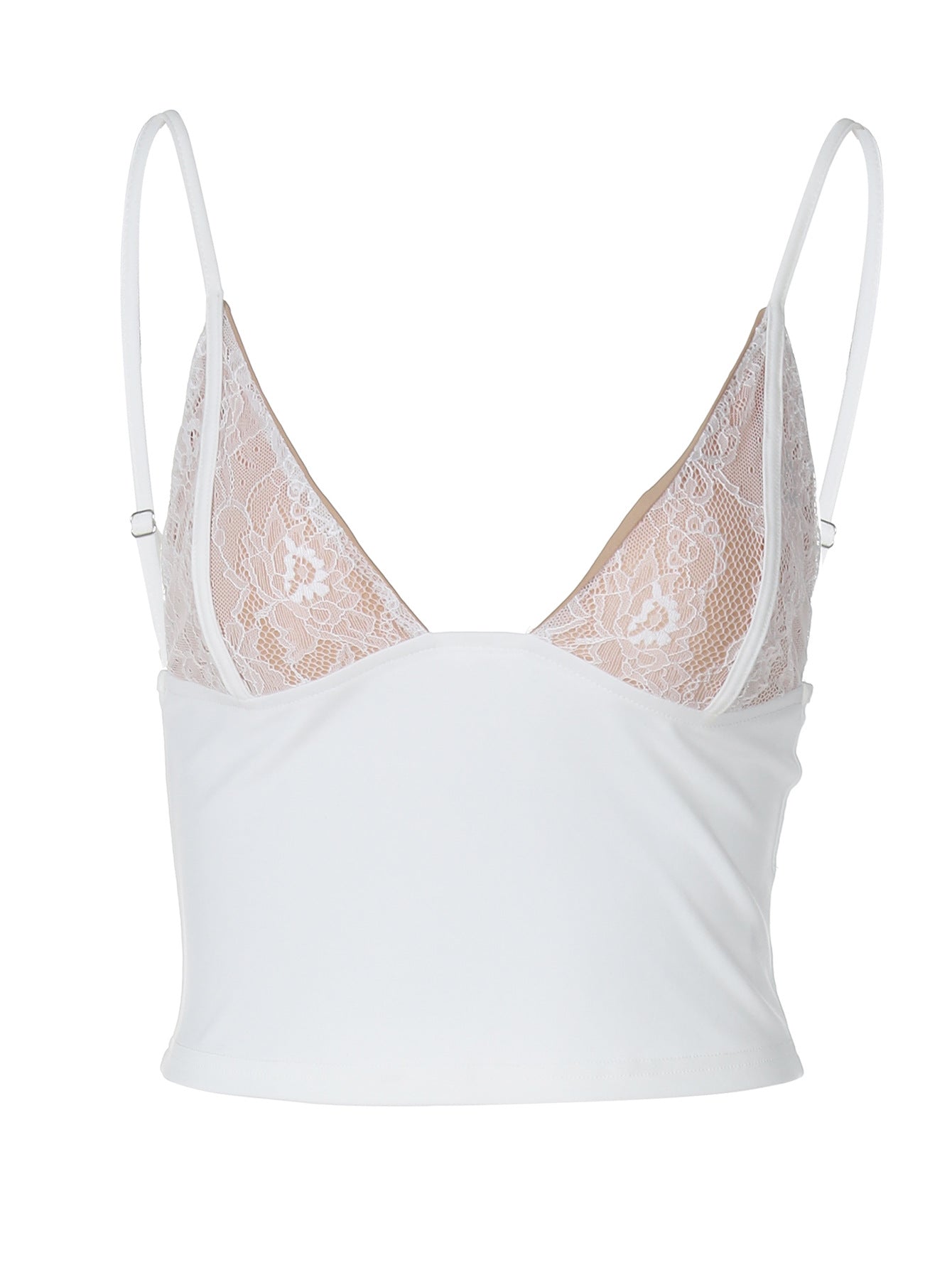 Camisolas de verão femininas europeias e americanas, top vendido de renda em V profundo com corte curto, corte justo, camada interior versátil estilo hot girl, camisola pequena com tira na cintura