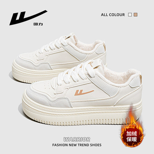 Novos sapatos plataforma Warrior com sola grossa, sapatos confortáveis com alongamento das pernas, sapatos simples e versáteis, sapatos femininos de exterior a grosso