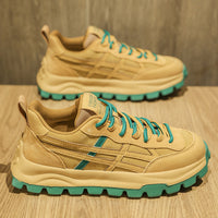 Primavera 2025 Novos Sapatos Desportivos Casual Casual Respiráveis, Sapatos A-Gan de corrida antiderrapantes e de sola grossa da moda
