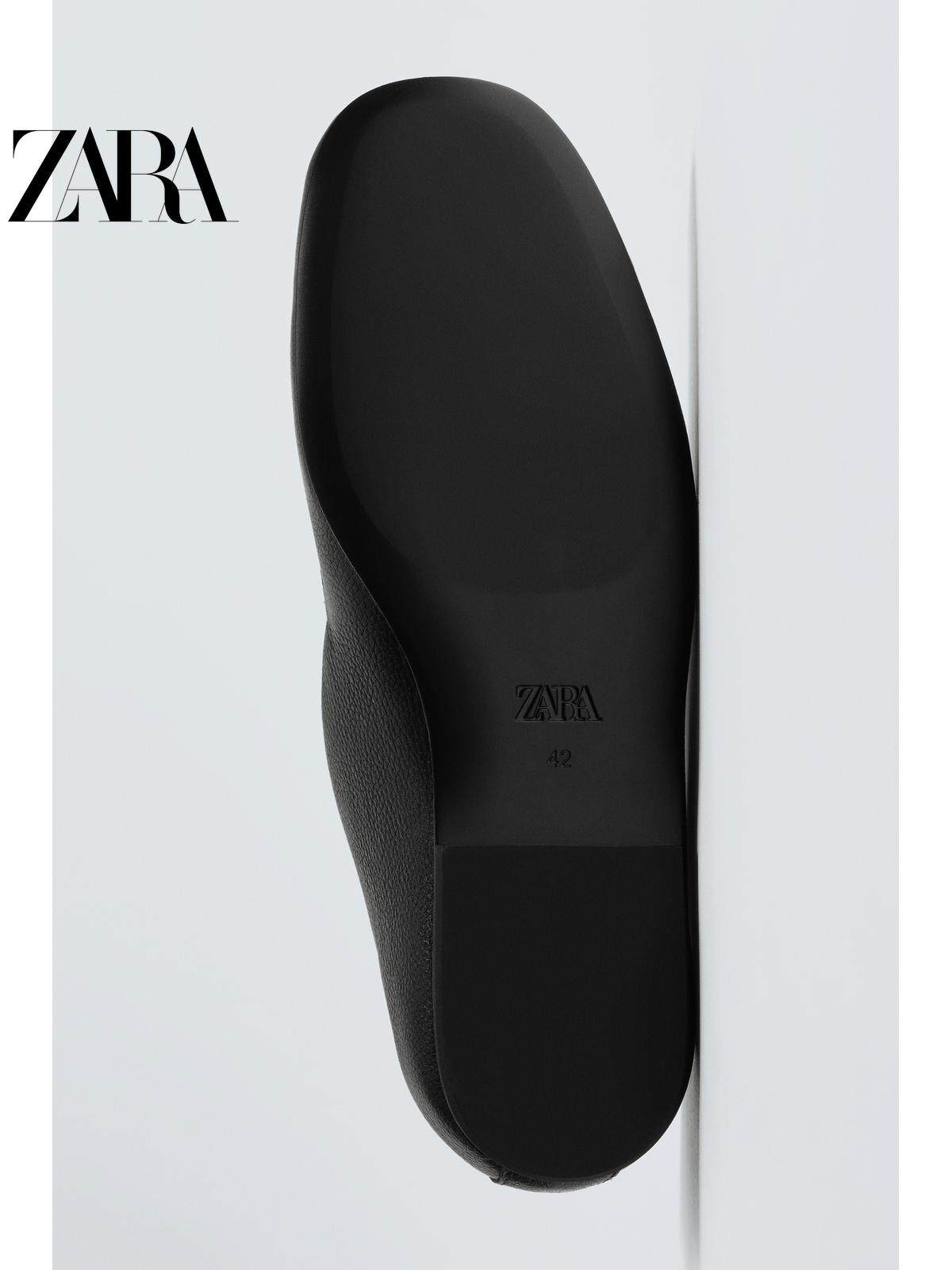 ZARA 2026 Primavera/Verão Novos Sapatos Náuticos Masculinos de Couro EDIÇÃO LIMITADA 2653720 800