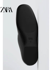 ZARA 2026 Primavera/Verão Novos Sapatos Náuticos Masculinos de Couro EDIÇÃO LIMITADA 2653720 800