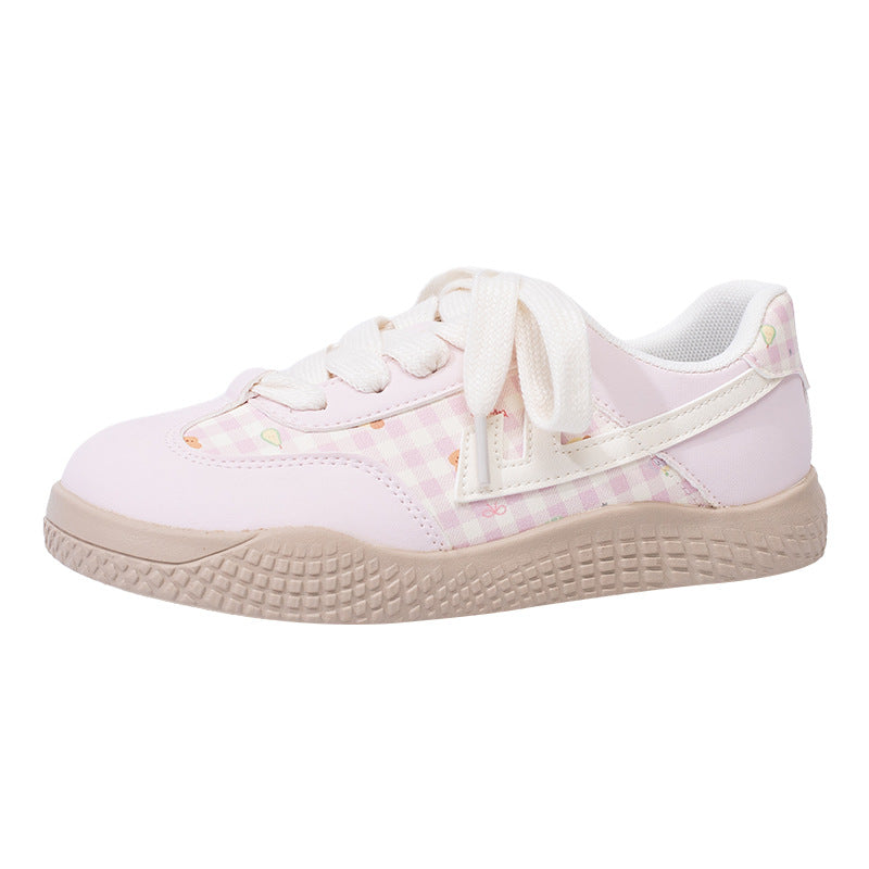 Warrior 2026 Novos sapatos confortáveis de camada única com blocos de cor baixos, design estético elevado, sapatos casuais, sapatos femininos de moda versáteis