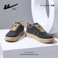 Warrior Simples Sapatos de Plataforma de Cor Sólida Negócios Sapatos de Trabalho para Homens de Deslocação Ténis Casuais Casuais Versáteis Casuais para Deslocações Diárias