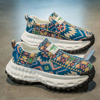 Sapatos masculinos: ténis de corrida de lona grossa com sola de verão, sapatos de pai com sola resistente ao desgaste para adolescentes