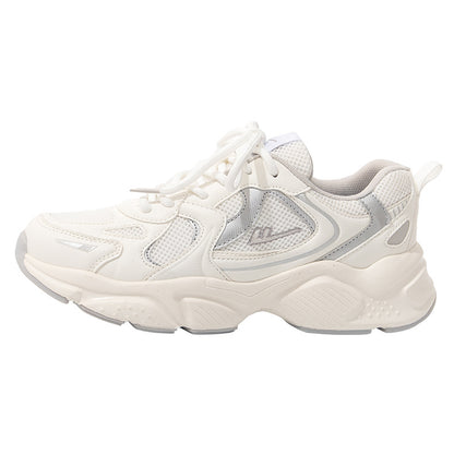 Sapatos de pai de alta estética e sem contraste do casal guerreiro, novos sapatos casuais confortáveis de outono, sapatos sapatilhos robustos e versáteis para uso diário
