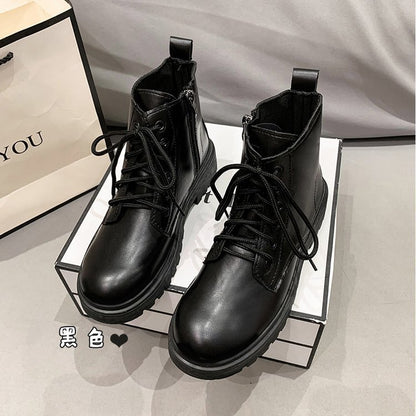 Botas Martin para Mulheres, Estilo Britânico, Primavera/Outono 2025 Novas Botas Finas Na Moda, Famosas na Internet, Botas Curtas Slim
