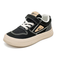 Sapatos vermelhos versáteis de lona, sapatos infantis Warrior, sapatos casuais masculinos e femininos, ténis baixos novos de outono, sapatos infantis de ensino médio a grande