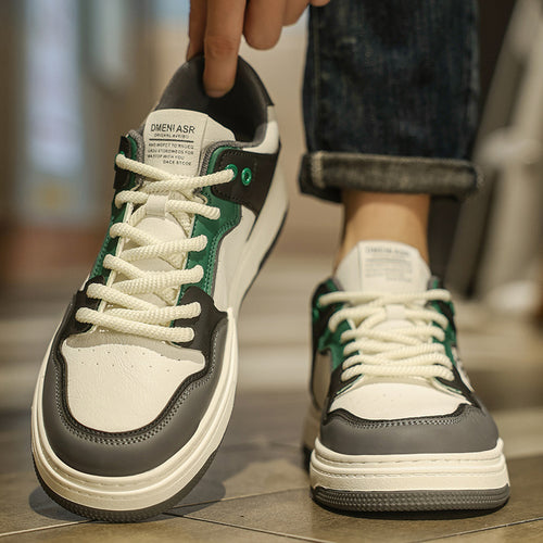 Sapatos masculinos 2025 nova marca da moda de primavera, sapatos casuais de alta gama e respiráveis, design desportivo de nicho para estudantes, ténis