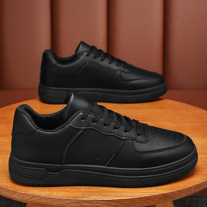 Sapatos masculinos de verão, sapatos brancos novos e respiráveis, ténis versáteis de sola grossa e modernos, ténis casuais, ténis, sapatos modernos