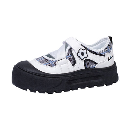 Ténis Warrior de sola grossa, confortáveis, versáteis e fofos, sapatos casuais modernos e de alto custo-benefício, sapatos individuais femininos enérgicos coreanos