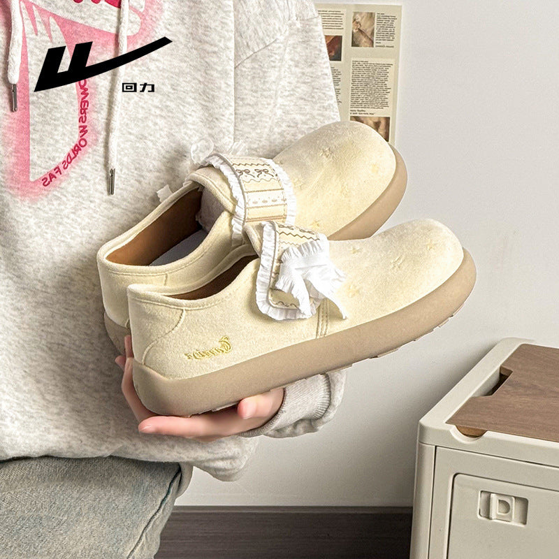 Os novos sapatos Birkenstock, retro e modernos e baixos da Warrior, design de sapatos femininos de estilo universitário, sapatos versáteis versáteis ao estilo coreano