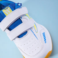 Novos ténis desportivos em pele, ténis de treino Warrior para rapazes e raparigas, sapatos casuais versáteis com velcro, sapatos leves com sola