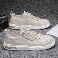 Novos sapatos casuais casuais masculinos para o verão masculino 2025, ténis de estudante versáteis e respiráveis, sapatos de lona masculinos