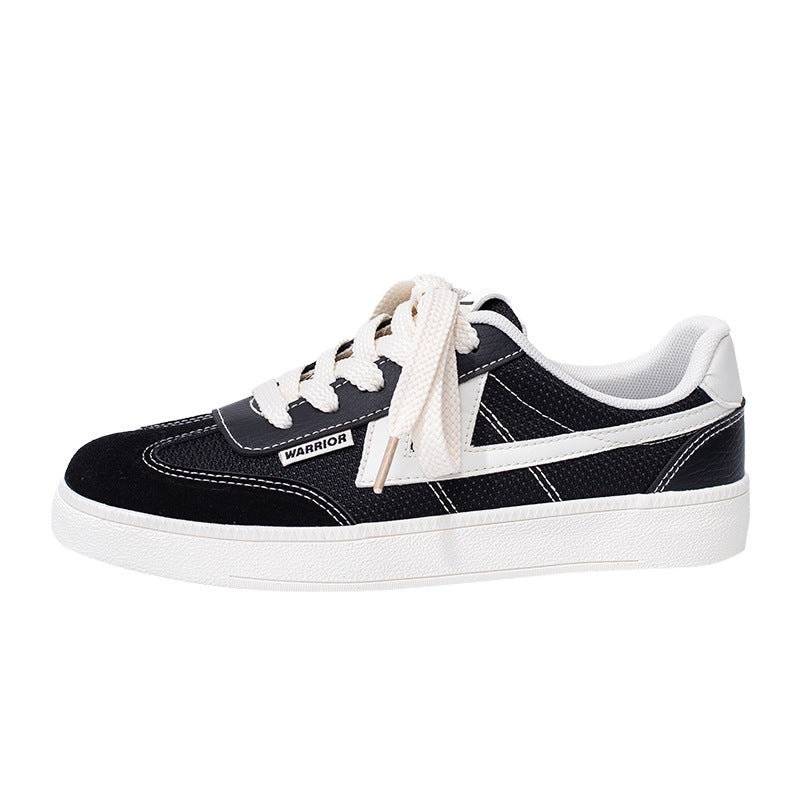 Warrior sapatilhas leves versáteis, sapatos casuais vintage americanos com sola de borracha, sapatos simples unissexo para o deslocamento simples