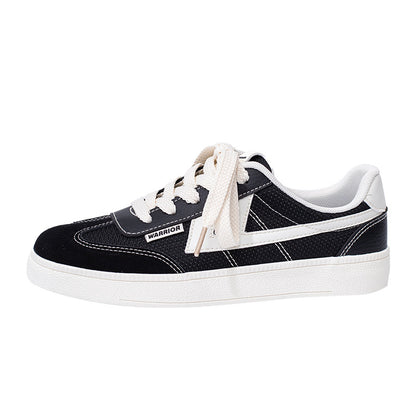 Warrior sapatilhas leves versáteis, sapatos casuais vintage americanos com sola de borracha, sapatos simples unissexo para o deslocamento simples