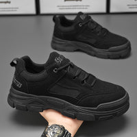 Sapatos de proteção para o trabalho de trabalho, sapatos de verão para o verão, sapatos de trabalho respiráveis para o local de trabalho, sapatos antiderrapantes e resistentes ao desgaste, ténis desportivos masculinos, sapatos de prancha
