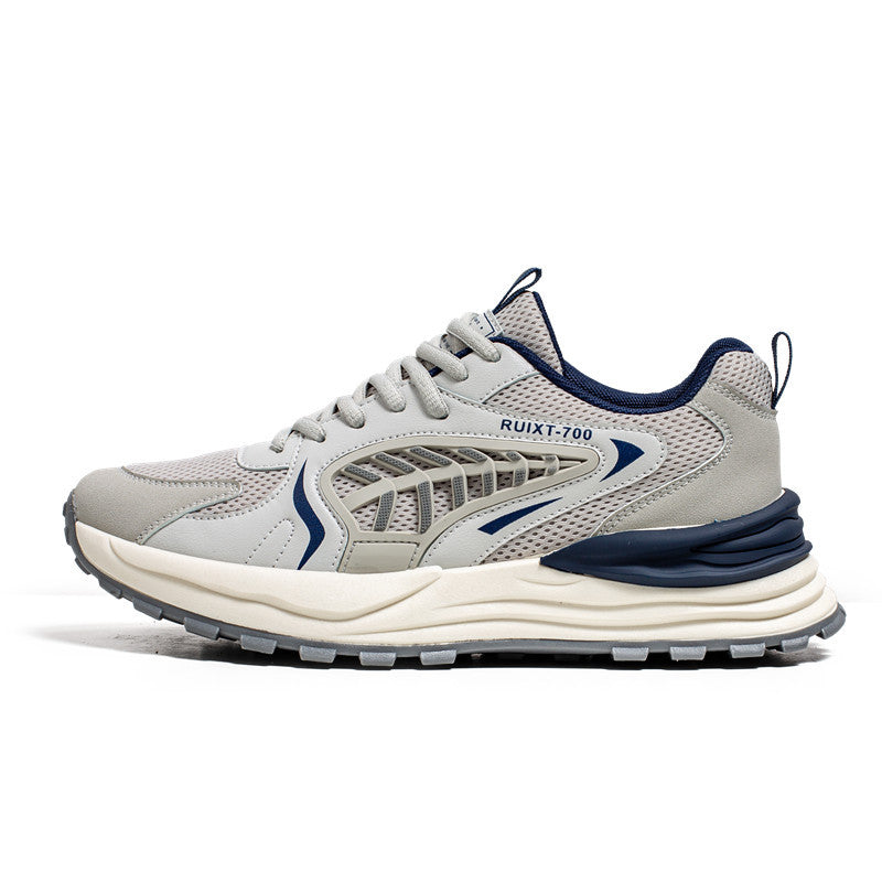 Ténis masculinos, novos ténis primavera/verão 2024, ténis de corrida versáteis masculinos, sapatos casuais de rede populares para homens