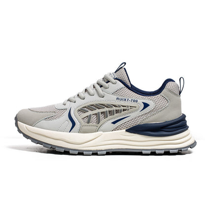 Ténis masculinos, novos ténis primavera/verão 2024, ténis de corrida versáteis masculinos, sapatos casuais de rede populares para homens