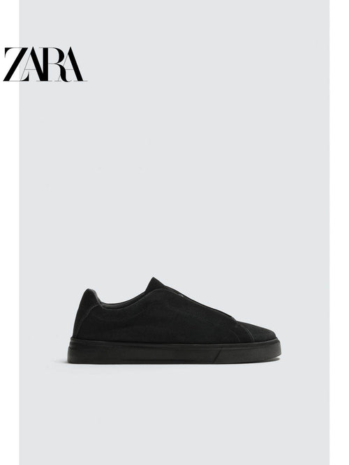Tênis masculino leve com cadarço e detalhes em camurça, lançamento da coleção de verão 2026 da ZARA (código: 2209720 800).