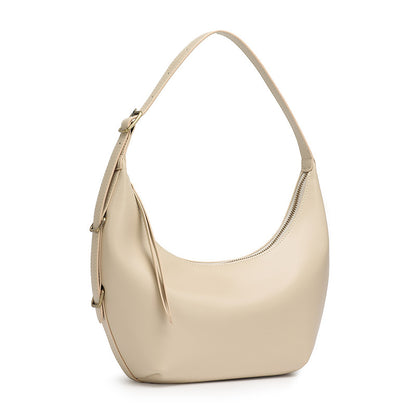 Sacos, sacos de bolinhos de nicho coreano, malas femininas na moda na primavera/verão sob as axilas, malas cross-body de grande capacidade, croissants de ombro único