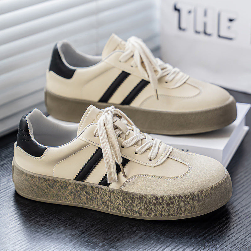 Sapatos de Treino Moral para Homens, 2025 Novo Design de Nicho de Verão Estilo Hong Kong Ténis Casuais Vintage Baixos