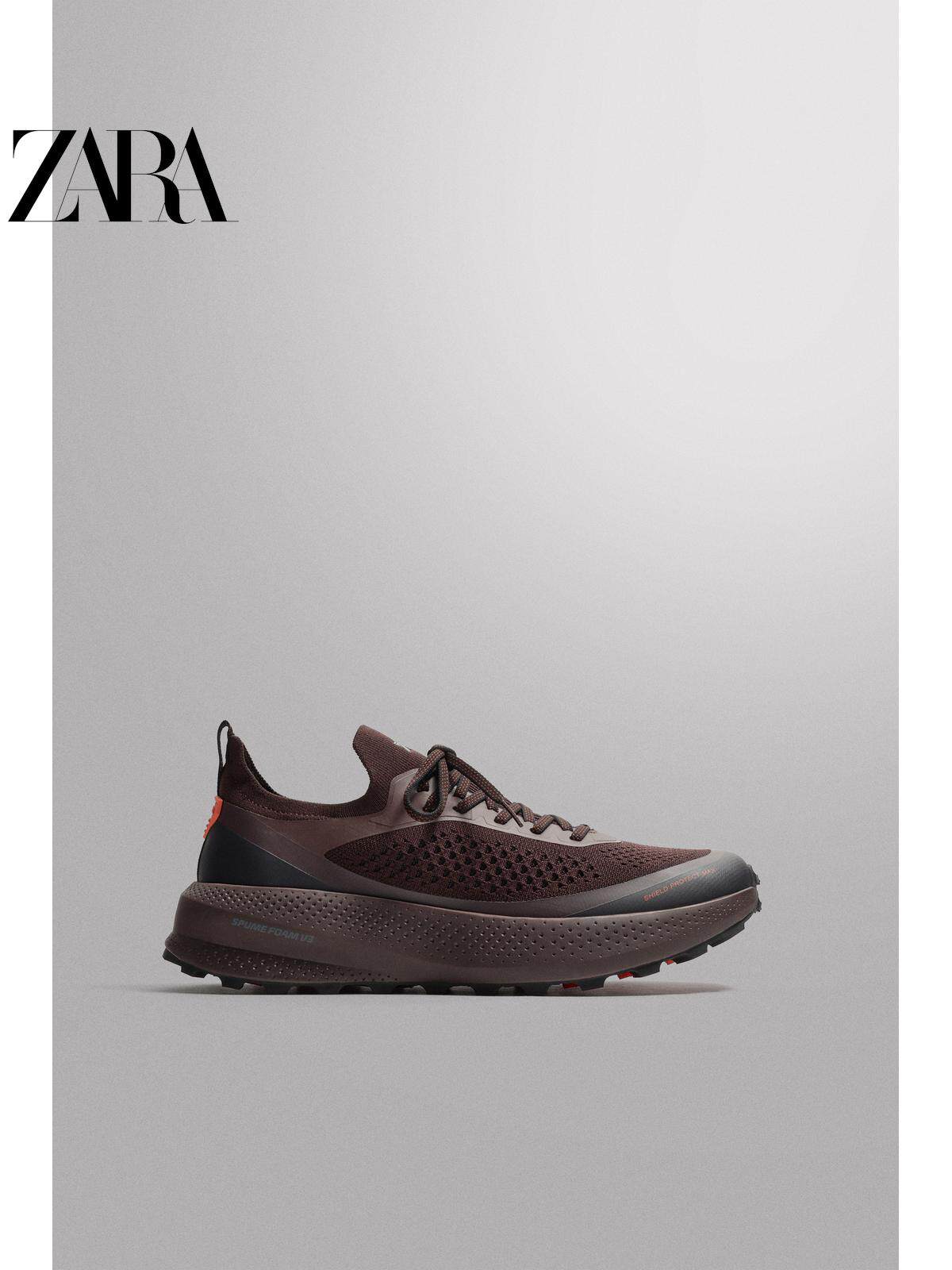 ZARA Coleção Primavera/Verão 2026 Nova Coleção Masculina de Esportes - Tênis de Corrida de Trilha Respiráveis 2396720 022
