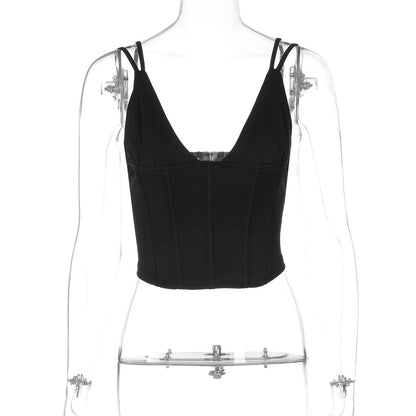Uma camisola versátil de cintura fina em V profundo e cinder estilo europeu e americano de venda transfronteiriça, nova e sexy em estilo cinder em V para comércio externo por grosso