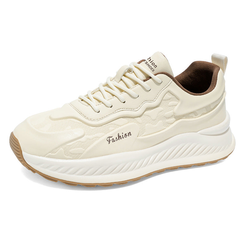 Sapatos masculinos de primavera e outono, novos sapatos casuais de 2025, sapatos desportivos versáteis e respiráveis, sapatos de snowboard masculinos, sapatos de pai