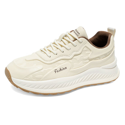 Sapatos masculinos de primavera e outono, novos sapatos casuais de 2025, sapatos desportivos versáteis e respiráveis, sapatos de snowboard masculinos, sapatos de pai