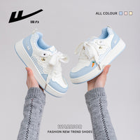 Guerreiros, ténis baixos, confortáveis, versáteis de estilo academia, sapatos simples fofos, enérgicos, de alto valor com design elegante, sapatos casuais femininos