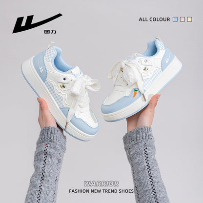 Guerreiros, ténis baixos, confortáveis, versáteis de estilo academia, sapatos simples fofos, enérgicos, de alto valor com design elegante, sapatos casuais femininos