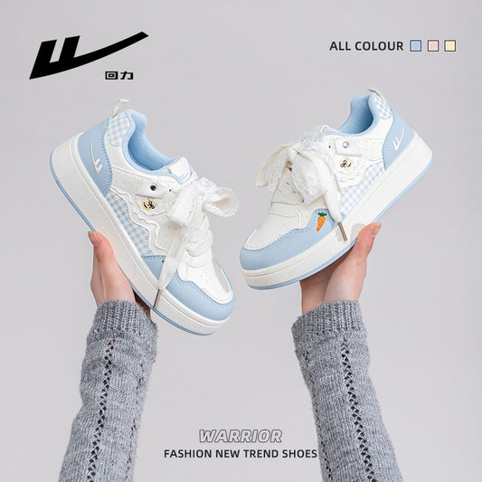 Guerreiros, ténis baixos, confortáveis, versáteis de estilo academia, sapatos simples fofos, enérgicos, de alto valor com design elegante, sapatos casuais femininos