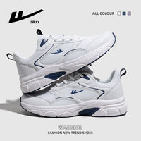 Sapatos de malha Warrior respiráveis e versáteis, sapatos brancos simples e discretos para o dia a dia, sapatos unissexo de casal romântico de alta gama, a grosso