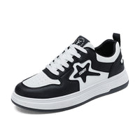 Novos ténis masculinos, 2025 novos sapatos casuais de sola grossa para outono, sapatos versáteis para desporto juvenil e na moda